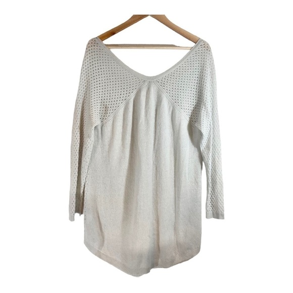 Kokun Cashmere Pointelle Sweater - Picture 3 of 6